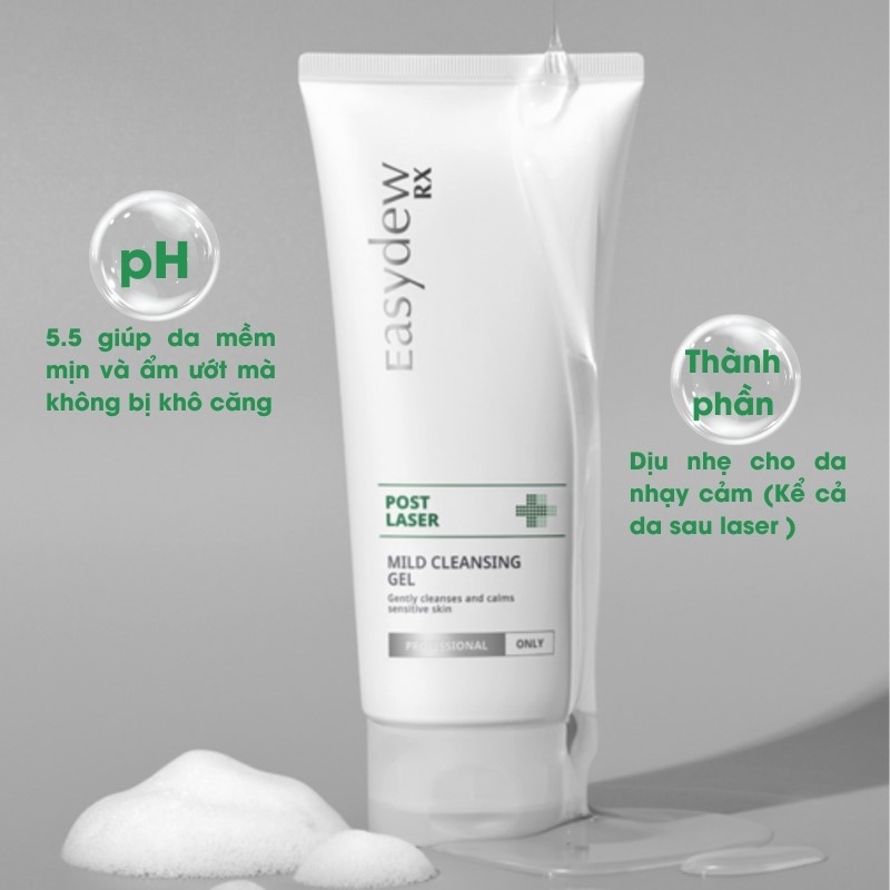 EasydewEX  repair control pure mild cleansing gel _ Gel rửa mặt làm tươi sáng làn da 